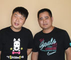 与杜海涛合影